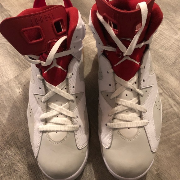 Air Jordan 6 Retro- size 12 red/white main image 8